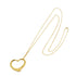 Heart Open Necklace Watch 18K Yellow Gold 36mm (76cm)