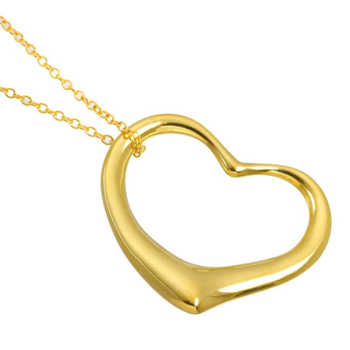 Heart Open Necklace Watch 18K Yellow Gold 36mm (76cm)