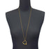 Heart Open Necklace Watch 18K Yellow Gold 36mm (76cm)