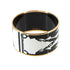Bangle Bracelet Gold Black and White