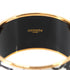 Bangle Bracelet Gold Black and White