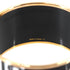 Bangle Bracelet Gold Black and White