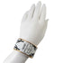 Bangle Bracelet Gold Black and White