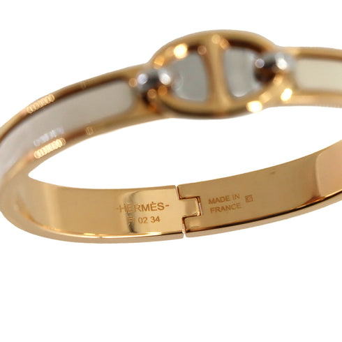 Clic Chaine d'Ancre Bracelet Cream Gold Silver Mini