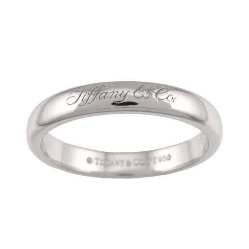 Lucida Notes One Band Ring Platinum