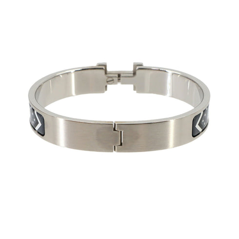 Clic HH Bandana Bangle Matte Silver Bracelet