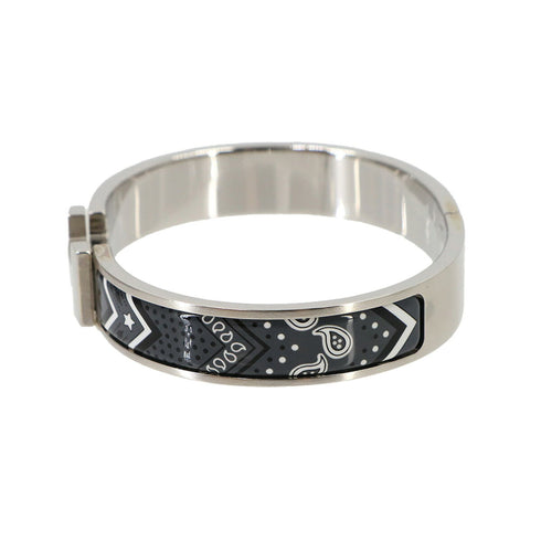 Clic HH Bandana Bangle Matte Silver Bracelet