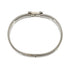Clic HH Bandana Bangle Matte Silver Bracelet