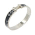 Clic HH Bandana Bangle Matte Silver Bracelet