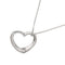 Heart Necklace Watch Sterling Silver 25mm