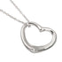 Heart Necklace Watch Sterling Silver 25mm
