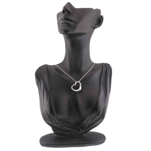 Heart Necklace Watch Sterling Silver 25mm