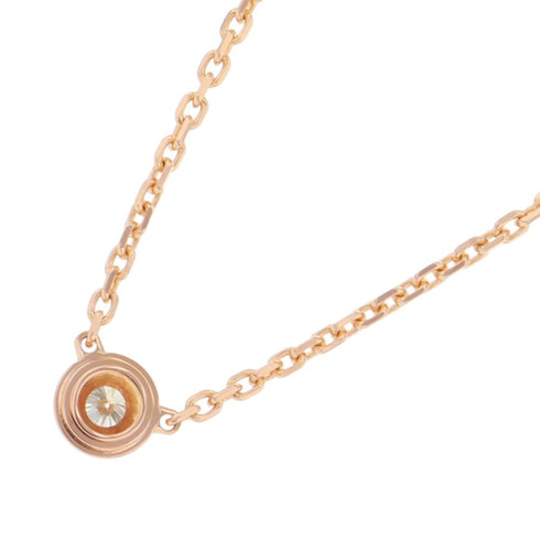 Damour XS Mini Pendant Necklace Rose Gold