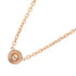 Damour XS Mini Pendant Necklace Rose Gold