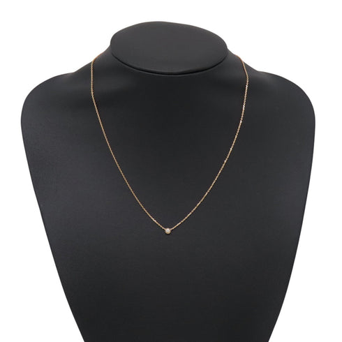 Damour XS Mini Pendant Necklace Rose Gold