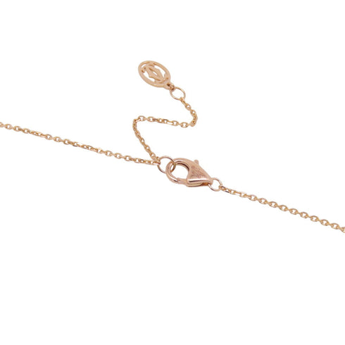 Damour XS Mini Pendant Necklace Rose Gold