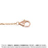 Damour XS Mini Pendant Necklace Rose Gold