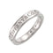 Band Ring Platinum with Diamond