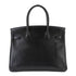 Birkin Handbag Black Epsom with Palladium Hardware 30