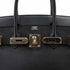 Birkin Handbag Black Epsom with Palladium Hardware 30