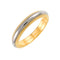 Milgrain Ring 18K Yellow Gold and Platinum