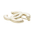 CC Logo Brooch Gold-Tone Metal