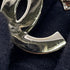 CC Logo Brooch Gold-Tone Metal