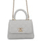 Coco Top Handle Bag Quilted Caviar Extra Mini