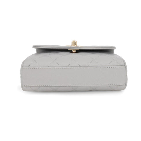 Coco Top Handle Bag Quilted Caviar Extra Mini