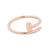 Juste un Clou Ring 18K Rose Gold Small