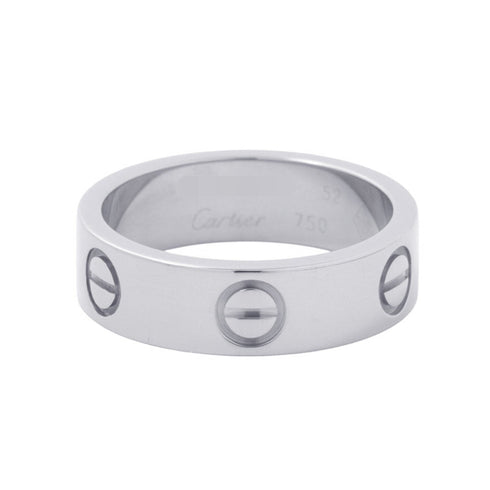 Love Ring 18K White Gold