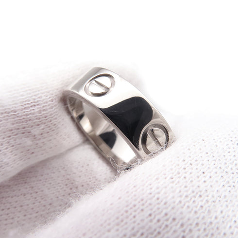 Love Ring 18K White Gold