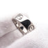 Love Ring 18K White Gold