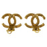 CC Logo Clip-On Earrings Metal Gold-Tone Metal