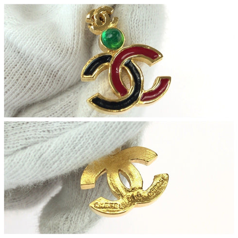 CC Logo Pendant Necklace Metal