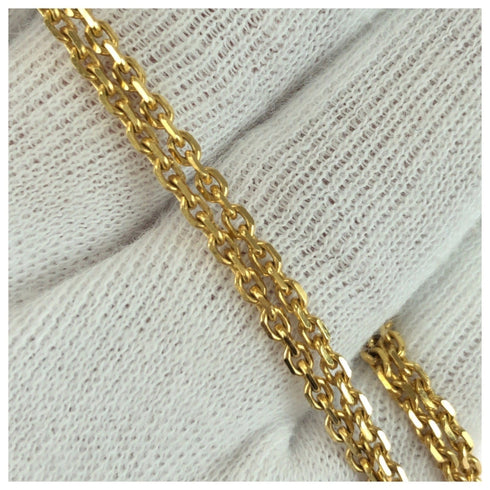 CC Logo Pendant Necklace Metal