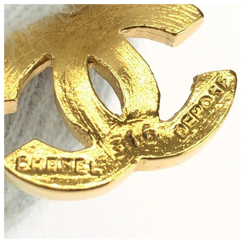 CC Logo Pendant Necklace Metal