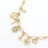 Signature Pendant Necklace Metal Gold