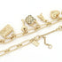 Signature Pendant Necklace Metal Gold