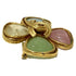 CC Logo Clover Brooch Metal