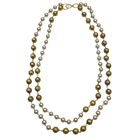 Pendant Necklace Gold Large