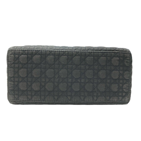 Vintage Lady Dior Bag Cannage Quilt Nylon Medium