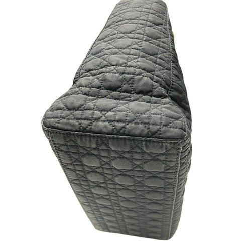 Vintage Lady Dior Bag Cannage Quilt Nylon Medium