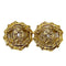 CC Logo Clip-On Earrings Metal