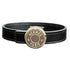 Bracelet Black Leather and Silver