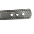 Bracelet Black Leather and Silver