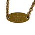 Pendant Necklace Alloy Gold
