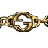 Pendant Necklace Gold and Rhinestone