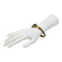 Leather Bracelet Black and Gold