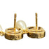 Earrings Pearl Gold-Tone Metal